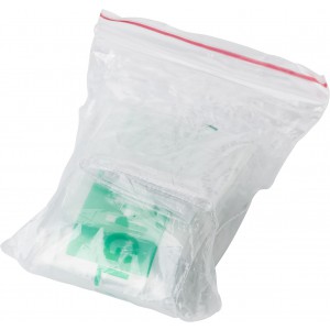 Polyester pouch with CPR mask Edward, red (Healthcare items)