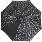 Pongee (190T) umbrella Caleb, black (8973-01)