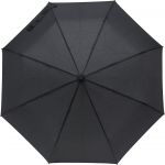 Pongee (190T) umbrella Elias, black (8913-01)