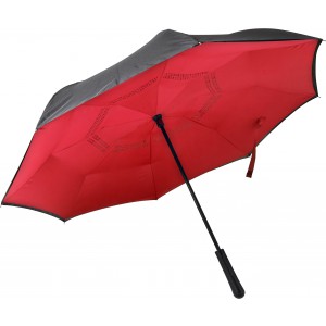 Pongee umbrella Constance, red (Umbrellas)