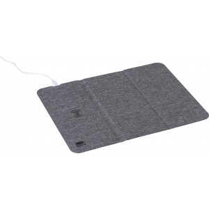 RPET wireless fast charger mousemat Selene, grey (Powerbanks)