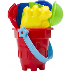 PP beach bucket Mathilda, custom/multicolor (Games)