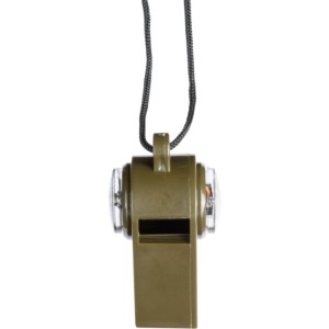 PP whistle Damon, green (Sports equipment)