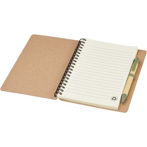 Priestly recycled notebook with pen, Heather green, Natural (Notebooks)