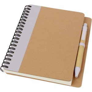 Priestly recycled notebook with pen, Lilac, Natural (Notebooks)