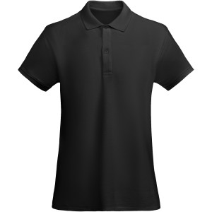 Prince organic cotton short sleeve women's polo, Black