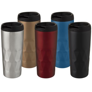 Prism 450 ml copper vacuum insulated tumbler, Red (Glasses)