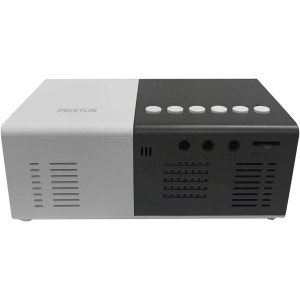 Prixton Cinema mini projector, Solid black, White (Speakers, radios)