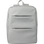 PU 15 inch laptop backpack Felicia, grey