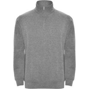 Aneto quarter zip sweater, Marl Grey (Pullovers)