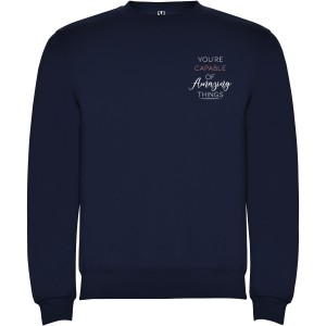 Clasica unisex crewneck sweater, Navy Blue (Pullovers)