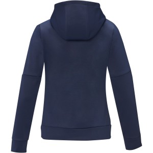 Elevate Sayan women's half zip anorak hooded sweater, Navy (Pullovers)
