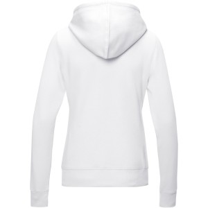 Ruby women's GOTS organic GRS recycled full zip hoodie, White (Pullovers)