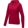 Theron women's full zip hoodie, Red