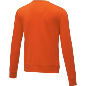 Zenon men's crewneck sweater, Orange (Pullovers)