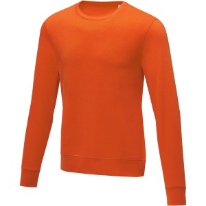 Zenon men's crewneck sweater, Orange (Pullovers)
