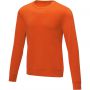 Zenon men's crewneck sweater, Orange