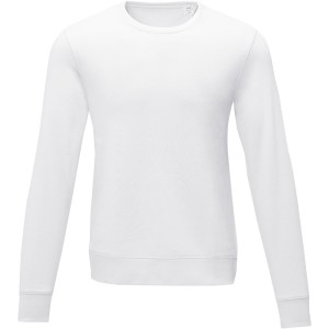 Zenon men's crewneck sweater, White (Pullovers)