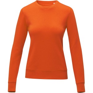 Zenon women's crewneck sweater, Orange (Pullovers)