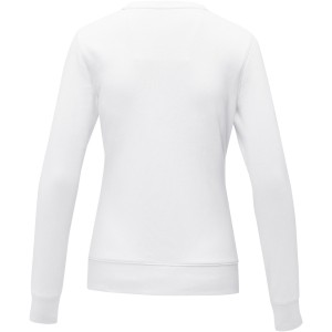 Zenon women's crewneck sweater, White (Pullovers)
