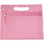 PVC Frosted toilet bag, pink (6447-17)
