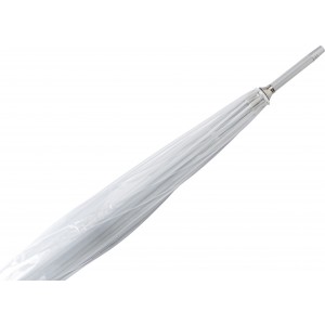 PVC umbrella Mahira, white (Umbrellas)