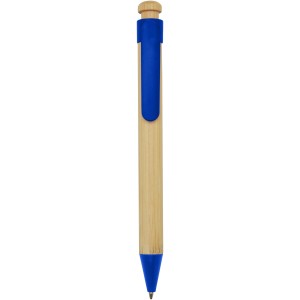 Rattan bamboo and recycled plastic ballpoint pen (black ink) (Wooden, bamboo, carton pen)