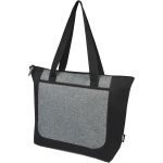 Reclaim GRS recycled two-tone zippered tote bag 15L, Solid b (12065790)
