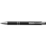 Recycled aluminium ballpen Kamari, black