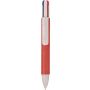 Recycled carton four-color ballpen Deborah, red