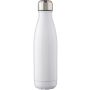 Recycled stainless steel single-walled flask 650 ml Cliff, w