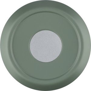 Recycled stainless steel travel mug (400 ml) Chiara, green