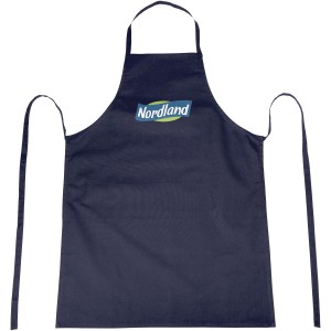 Reeva 100% cotton apron with tie-back closure, Navy (Apron)