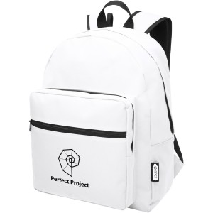 Retrend RPET backpack, White (Backpacks)