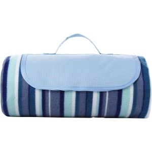 Riviera water-resistant picnic outdoor blanket, White,Blue (Blanket)