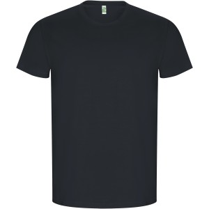 Golden short sleeve men's t-shirt, Ebony