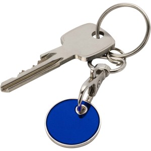 Rory keyring with trolley coin, Blue (Keychains)