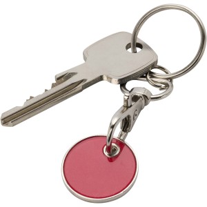 Rory keyring with trolley coin, Red (Keychains)