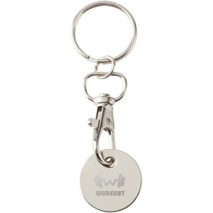 Rory keyring with trolley coin, White (Keychains)