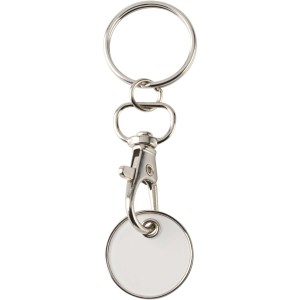 Rory keyring with trolley coin, White (Keychains)