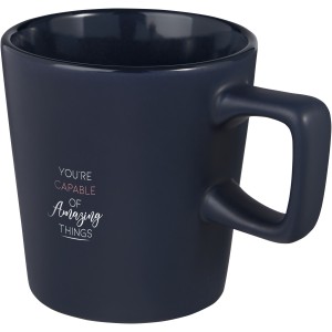 Ross 280 ml ceramic mug, Navy (Mugs)