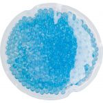 Round plastic hot/cold pack, light blue (7415-18)