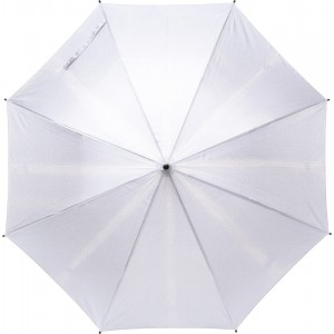 RPET pongee (190T) umbrella Frida, white