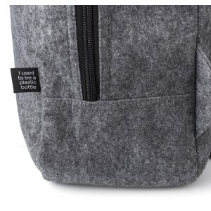 RPET felt backpack Eleanor, grey (Backpacks)