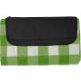 RPET foldable polar fleece blanket Vesper, light green