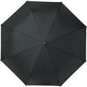 RPET folding umbrella , Black (Foldable umbrellas)