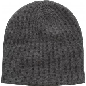 RPET polyester beanie Jayden, grey