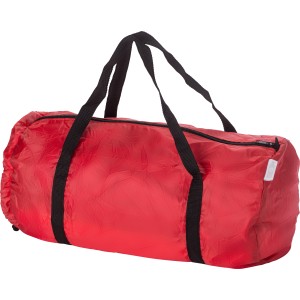 rPET 210D foldable duffle bag Jos�, Red