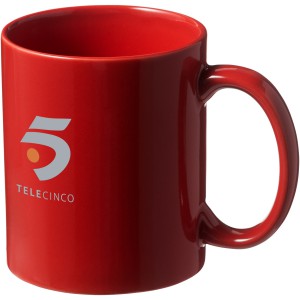 Santos 330 ml ceramic mug, Red (Mugs)