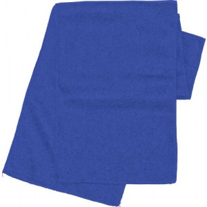 Polyester fleece (200 gr/m2) scarf Maddison, cobalt blue (Scarf)